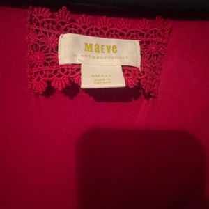 Maeve red dress. New without tags/excellent condition.